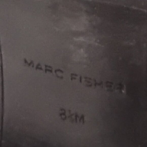 Women's Dark Blue Marc Fisher Bryleigh Studded Oxfords Size 8.5 w/ Box - Picture 11 of 15